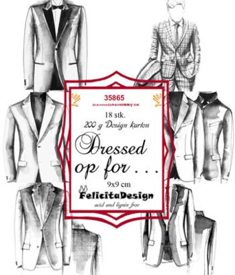 Felicita Design Toppers 9x9cm 18stk 200g Dressed op for