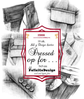 Felicita Design Toppers 9x9cm 18stk 200g Dressed op for