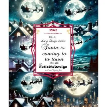 Felicita design Toppers 9x9cm 18stk 200g design karton