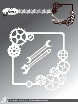 BY Lene Dies "Gear frame" BLD1870