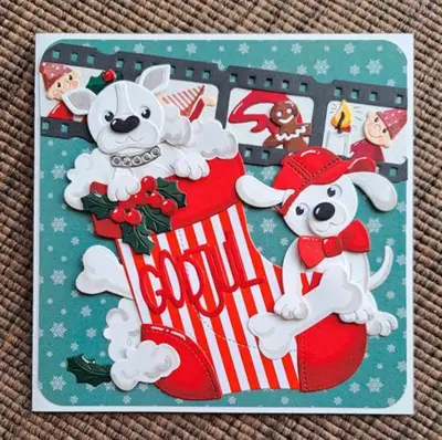 BY Lene Dies "XL Christmas stockinge" BLD1878