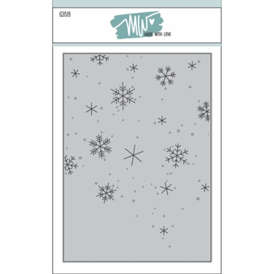 Dies Made With Love Snow Background