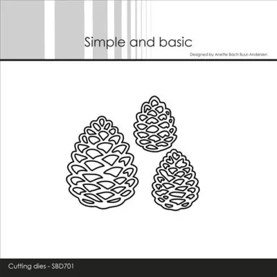Simple and Basic dies "Small chubby pine cones" SBD701