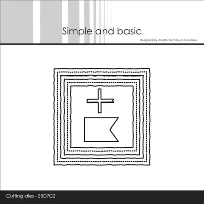 Simple and Basic dies "3 x 3 inch basics - Old paper" SBD702