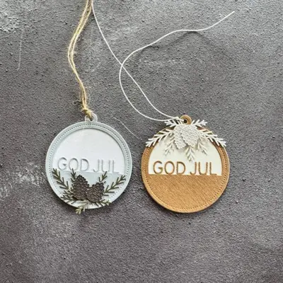 Simple and Basic dies "Sentiment in a tag GOD JUL" SBD705