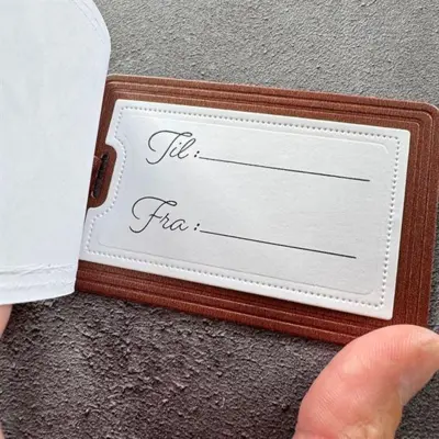Simple and Basic dies & clearstamp "Gift tag with elegant edges" SBD706