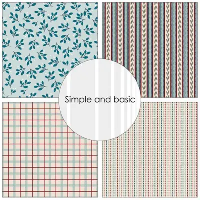 Simple and Basic Design Papers "Christmas Patterns" SBP574