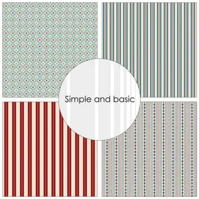 Simple and Basic Design Papers "Christmas Patterns" SBP574