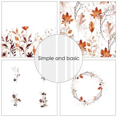 Simple and Basic Design Papers "Autumn Leaves" SBP573