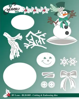 BY Lene Dies "Happy Snowman" BLD1885