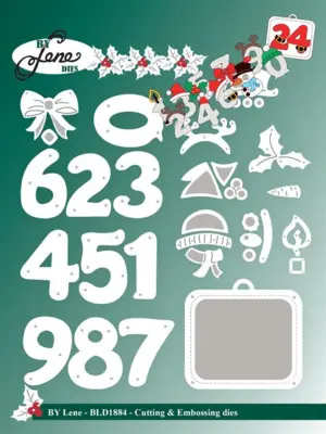 BY Lene Dies "Christmas Numbers" BLD1884