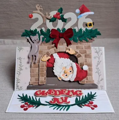 BY Lene Dies "Christmas Fireplace" BLD1883