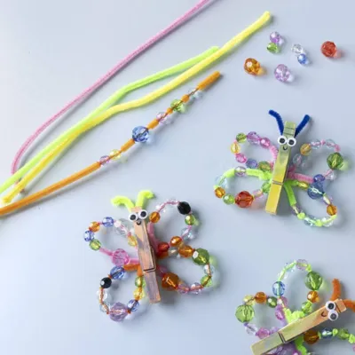 Chenille, 25stk., L: 30cm, 6mm, colorful, farverige