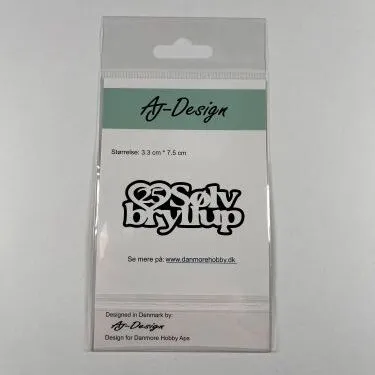 Dies AJ- Design Sølvbryllup