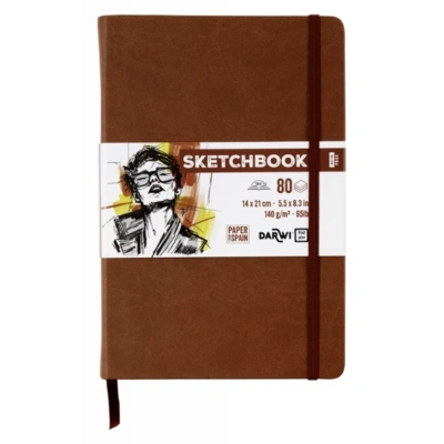 SKETCHBOOK 14X21 80F 140G TERRACOTTA