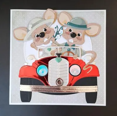 BY Lene Dies "Vintage Car" BLD1897