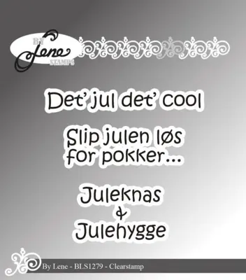 BY Lene Clearstamp "Danske tekster" BLS1279
