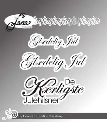 BY Lene Clearstamp "Danske tekster" BLS1278