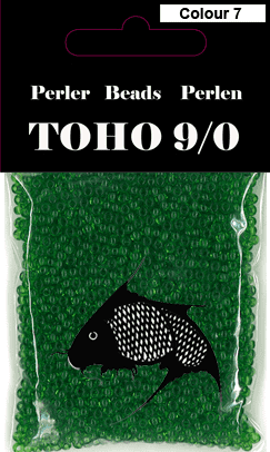 TOHO-perler grøn 7