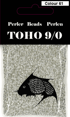 TOHO-perler sølv 61
