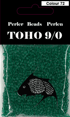 TOHO-perler klar grøn 72