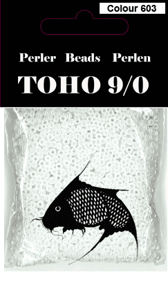 TOHO-perler hvid 603