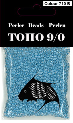 TOHO-perler l.blå 710B