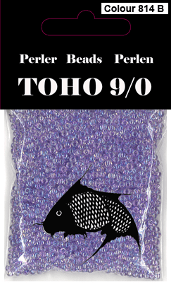 TOHO-perler klar lilla 814B