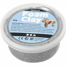 Foam Clay metallic sølv