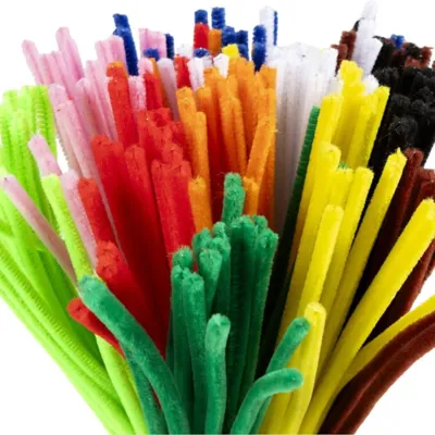 Chenille mix 6mm, 30cm, 200stk.