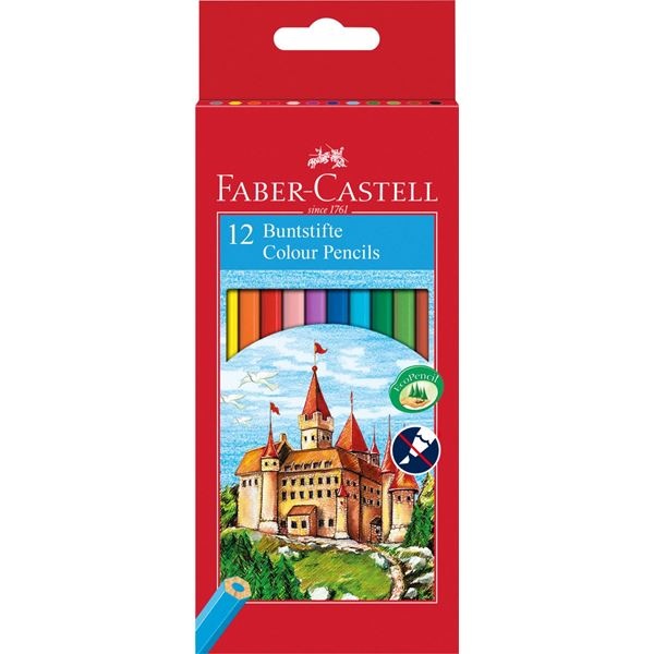 Faber-Castell Farveblyant slot 12 farver