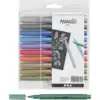 Metallic tusch 2-4mm, 12 farver