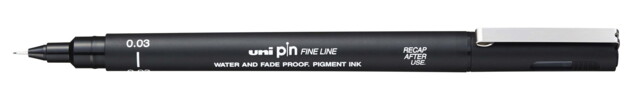UNI pin 200 Fine Line 0,03 sort