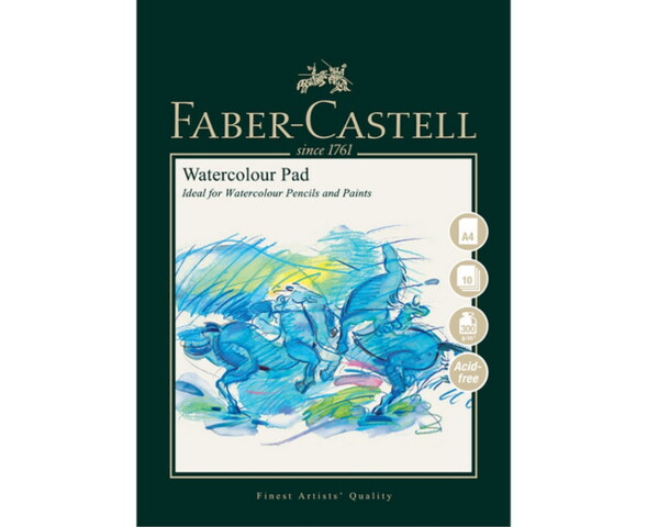 Faber-Castell Akvarelblok A5 spiral 300g 10ark