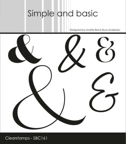 Simple and basic Clearstamp "Ampersand" SBC161