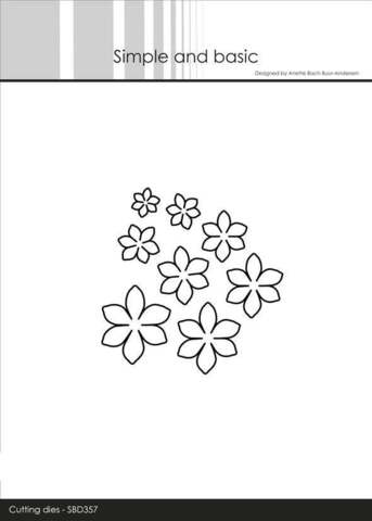 Simple and Basic die "Lovely Flowers" SBD357
