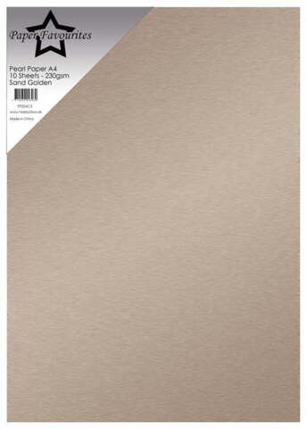 Paper Favourites Pearl Paper "Sand Golden" PFSS413