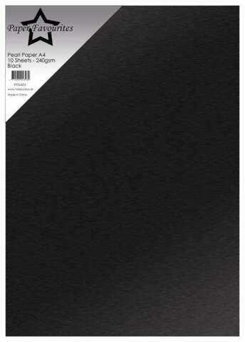 Paper Favourites Pearl Paper "Black" PFSS403