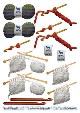 3D ark Barto design strikketøj
