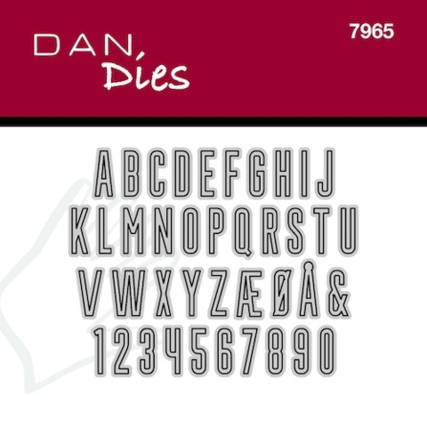 T-shirt alfabet fra Dan Dies