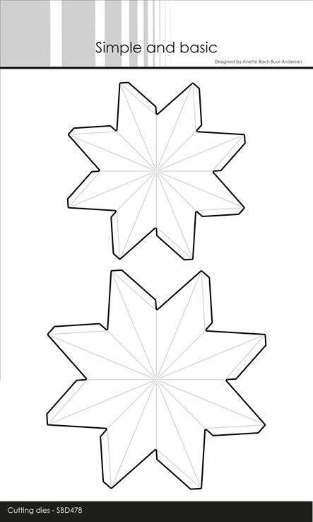 Simple and Basic die "Star ornament - Small/Medium" SBD478