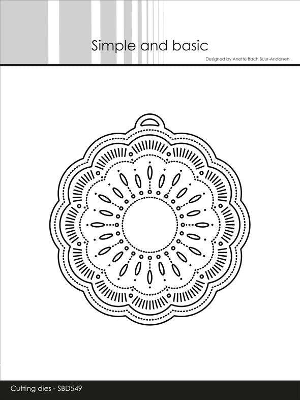 Simple and Basic die "Doily on a tag" SBD549