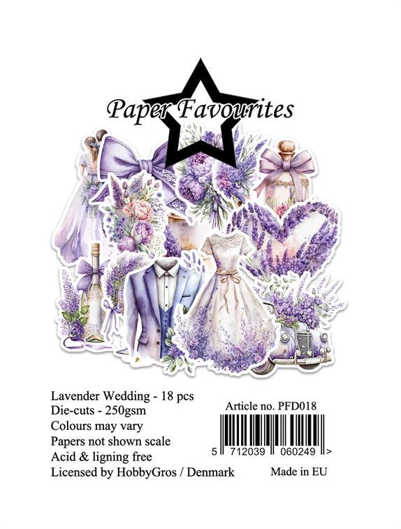Paper Favourites Die-Cuts "Lavender Wedding" PFD018
