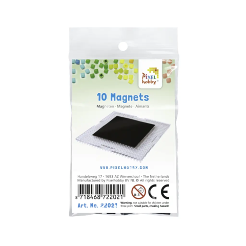 Magneter 40x40mm, 10stk.