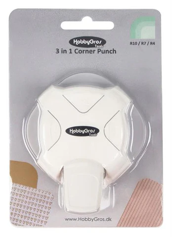 HobbyGros Tools "3 in 1 corner punch - round" HGT036