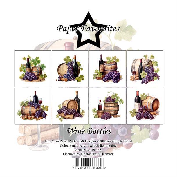Paper Favourites Paper Pack "Wine Bottles" PF558