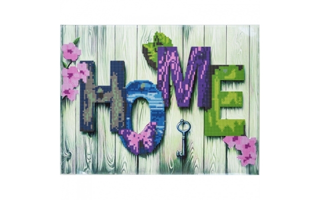 Diamond Painting 30*40cm. "HOME"