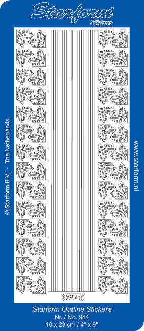 Starform stickers GULD, 984