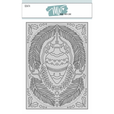 Dies Made With Love Christmas Card