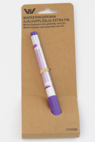 Markeringspen selvopløselig, extra fin, lilla sb